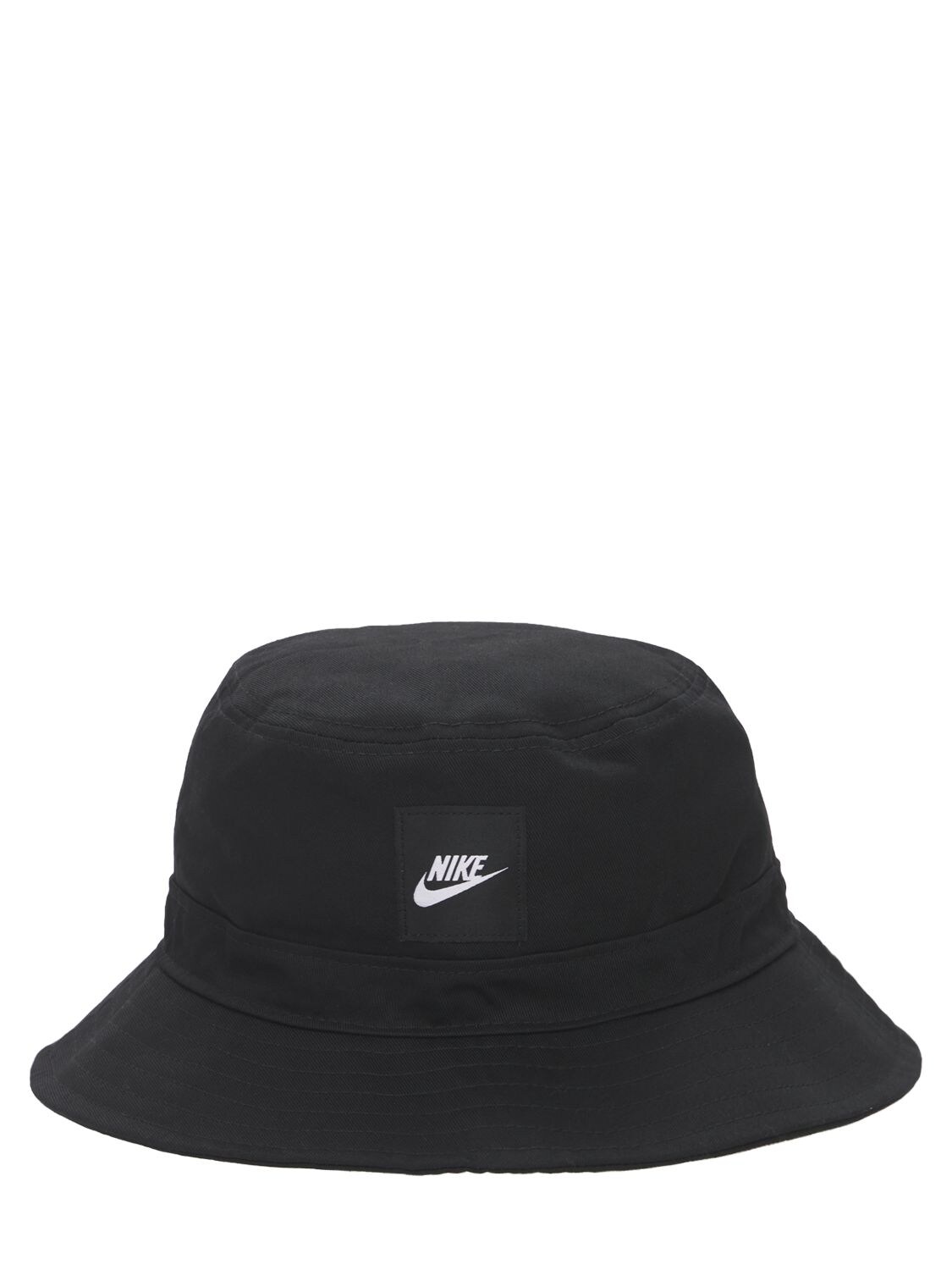 Nike Cotton Bucket Hat In Black