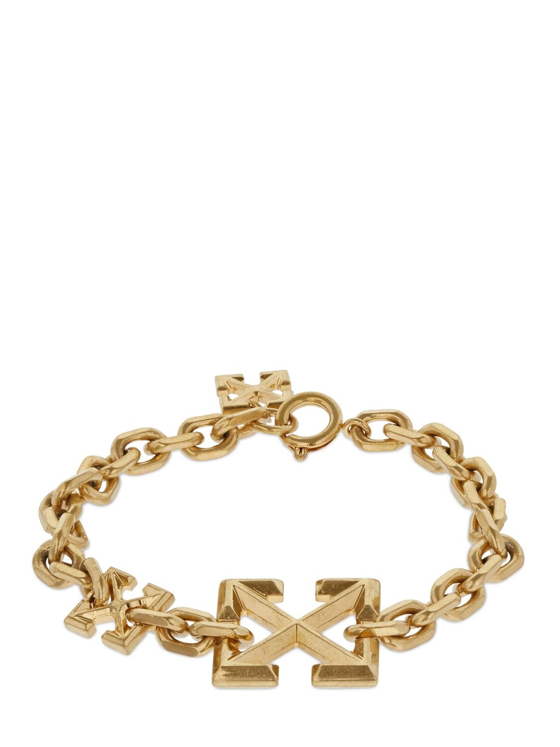 Off-white Arrow Chain Bracelet In Gold