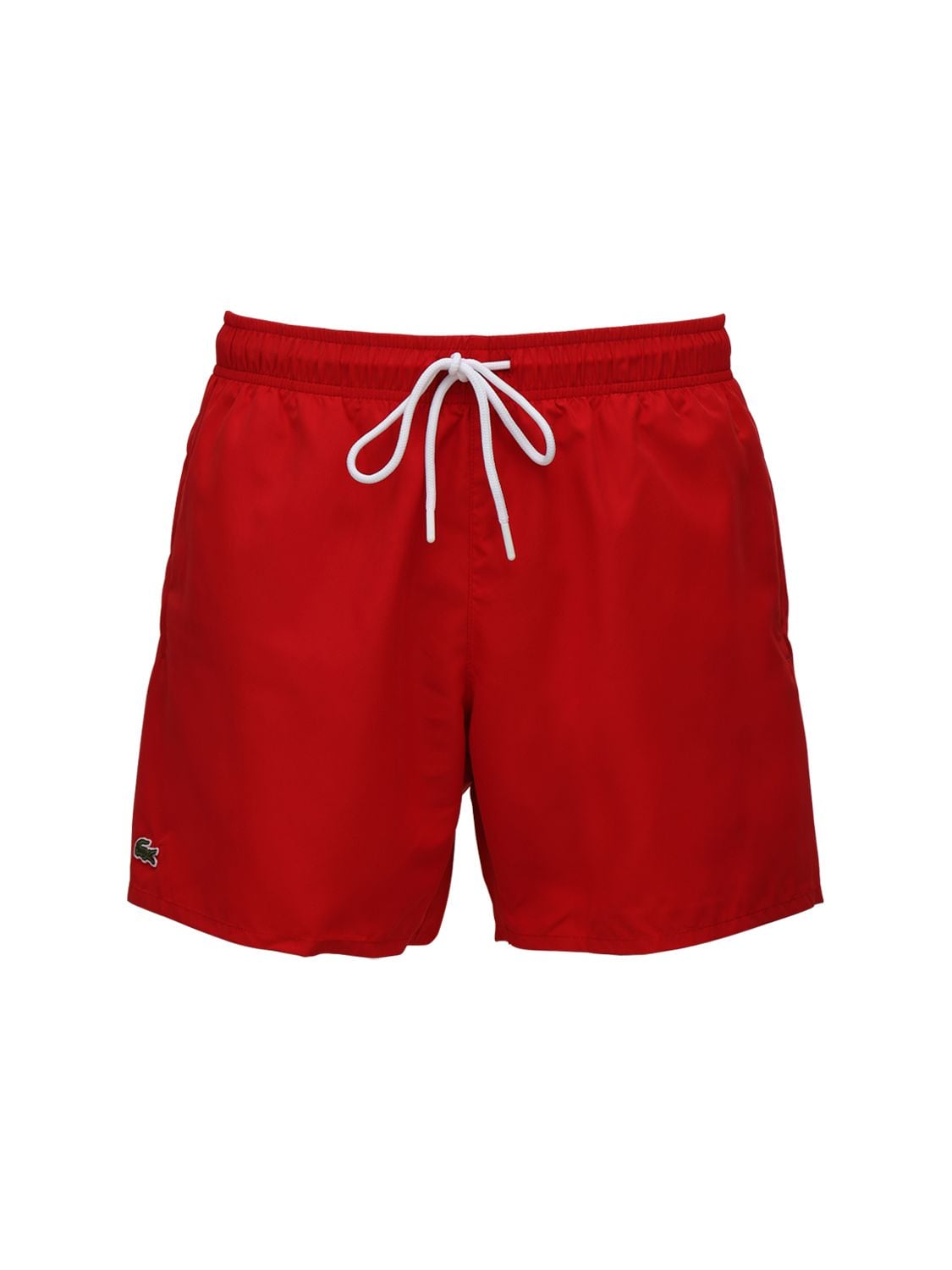 Lacoste Classic Nylon Swim Shorts In Красный