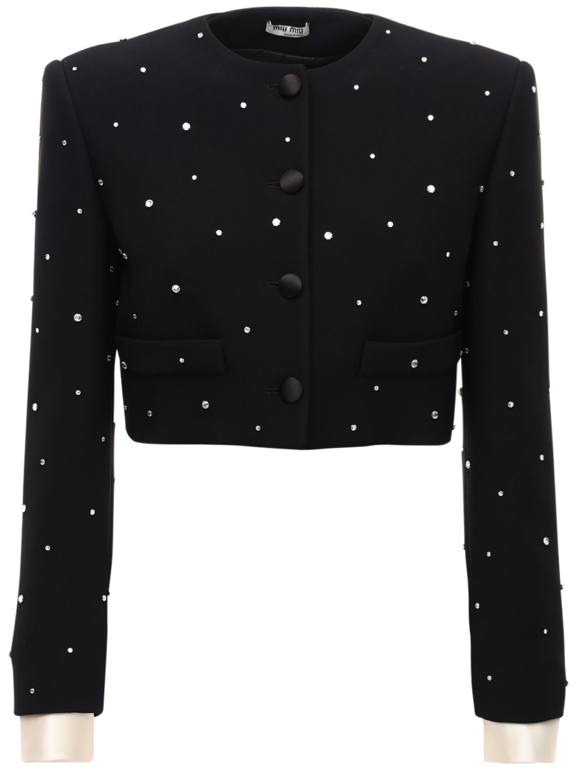 miu miu cropped jacket