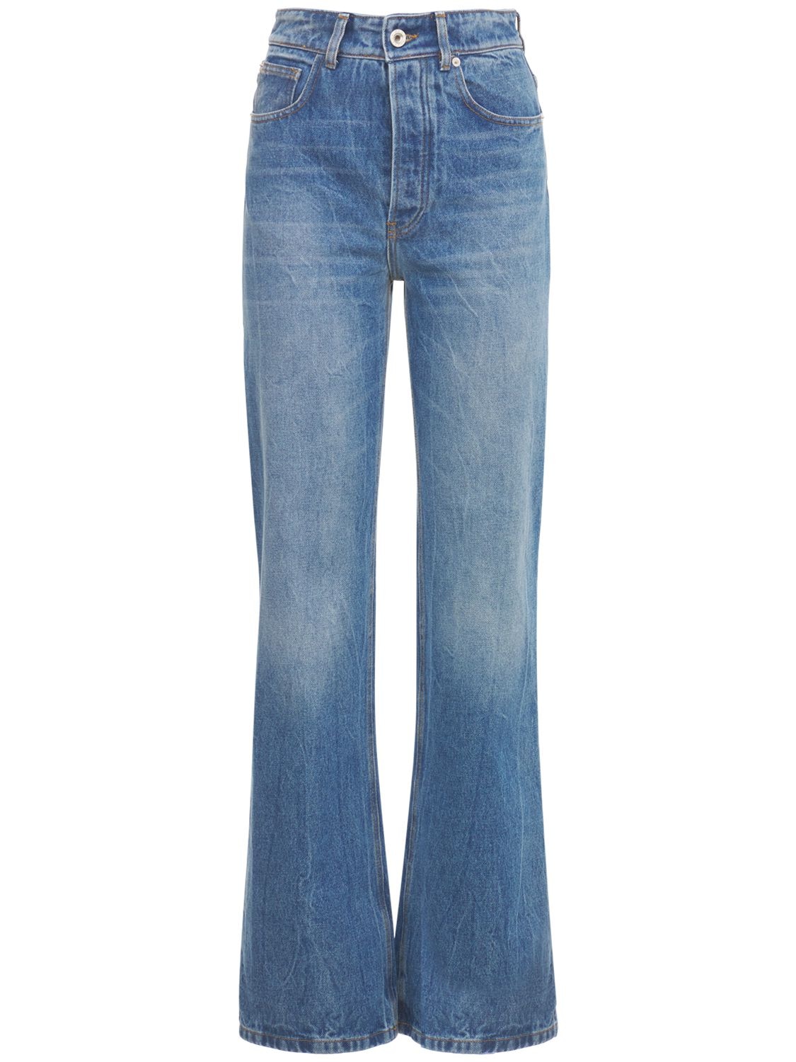 Paco Rabanne - Cotton denim flared jeans - | Luisaviaroma