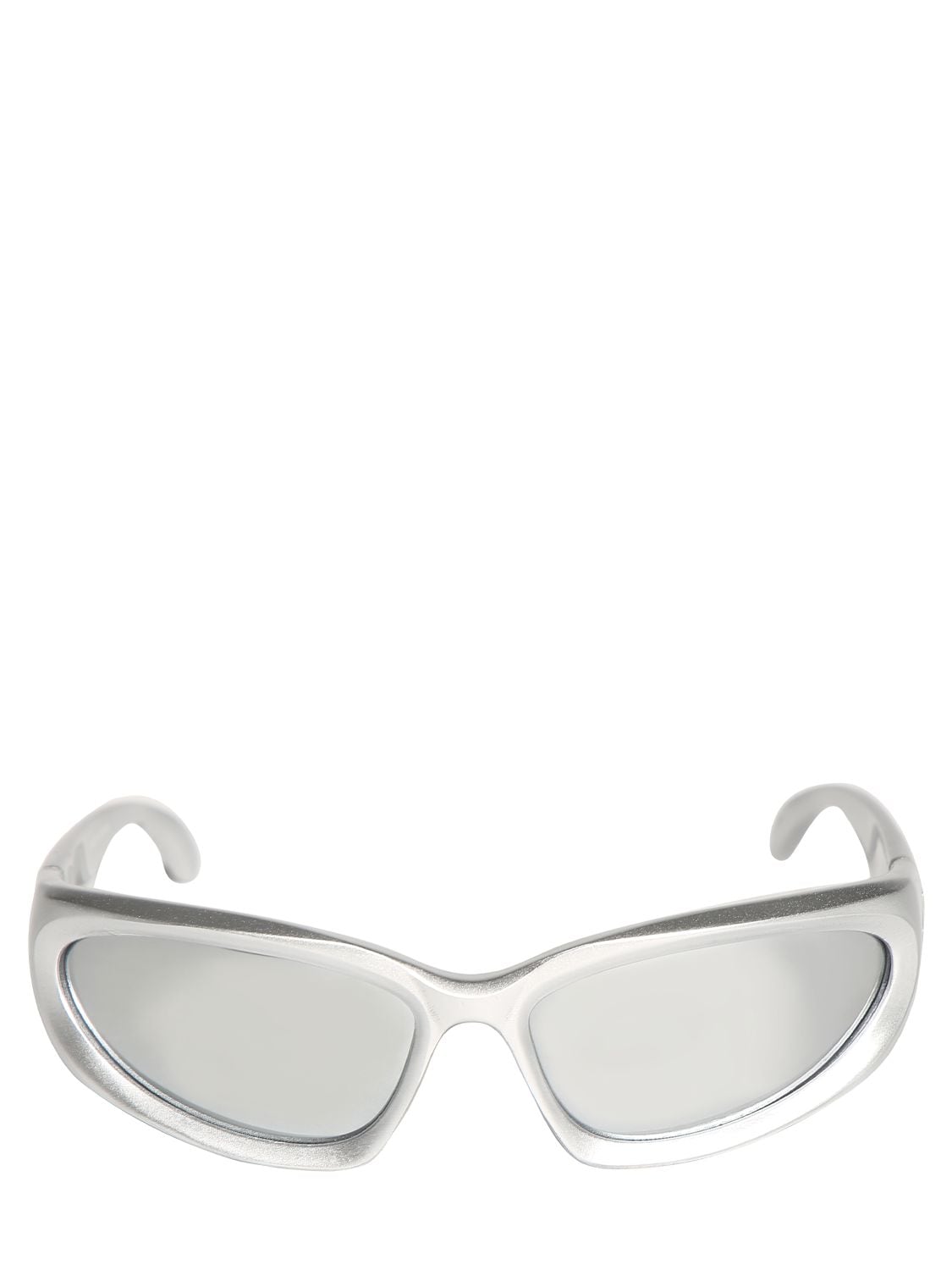 Balenciaga Swift Oval 0157s Sunglasses In Grey,black