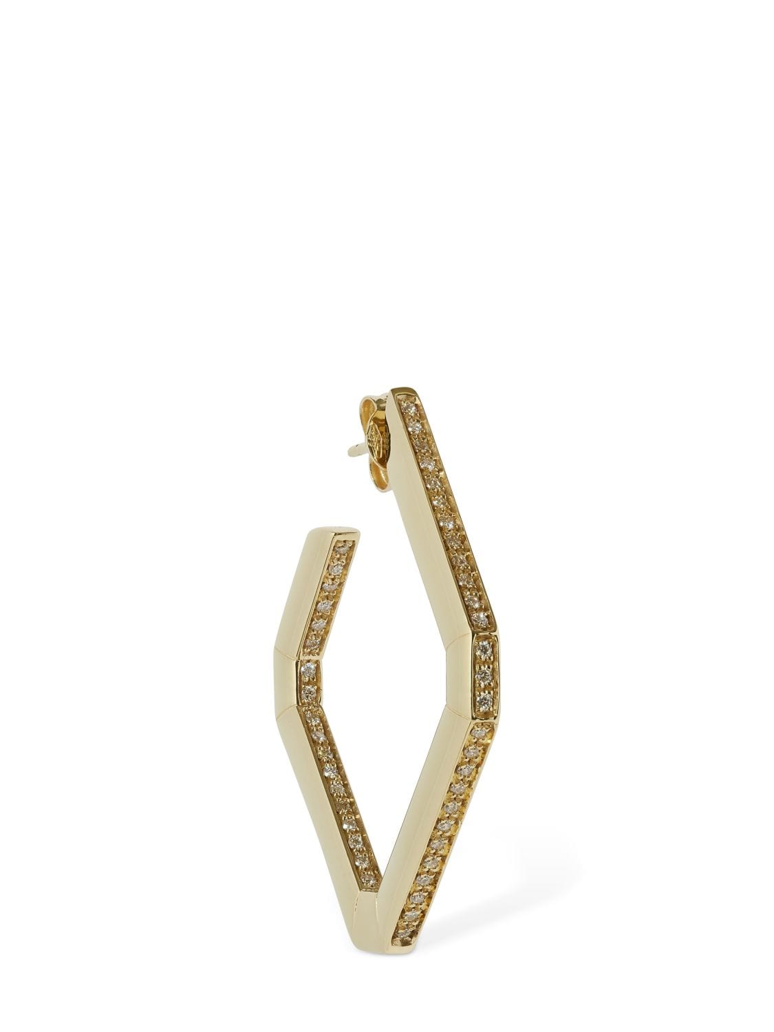 Image of Allegra 18kt Gold & Diamond Mono Earring