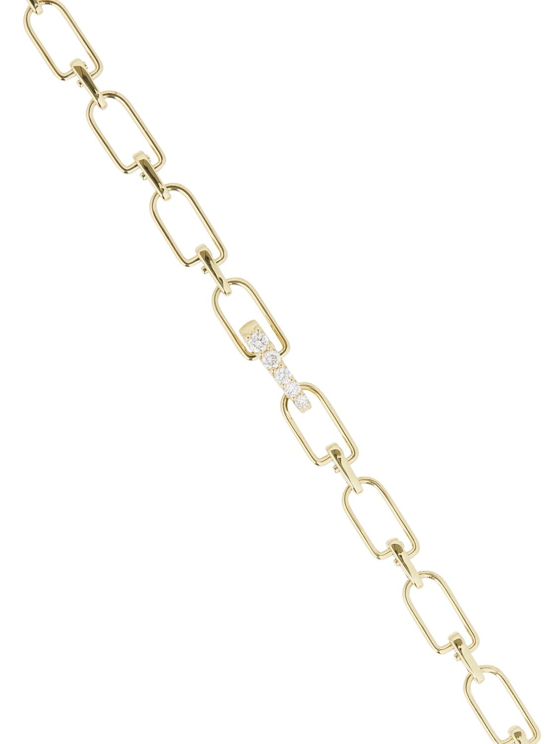 Shop Eéra Reine 18kt Gold & Diamond Chain Necklace In Gold,crystal