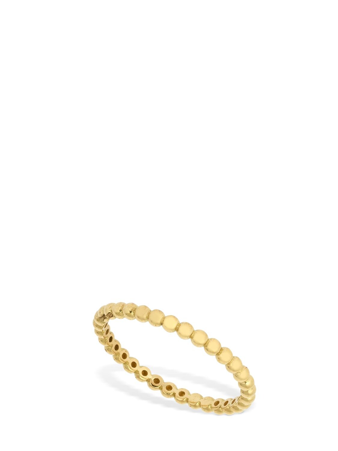 18kt Gold Slim Rigid Chain Ring