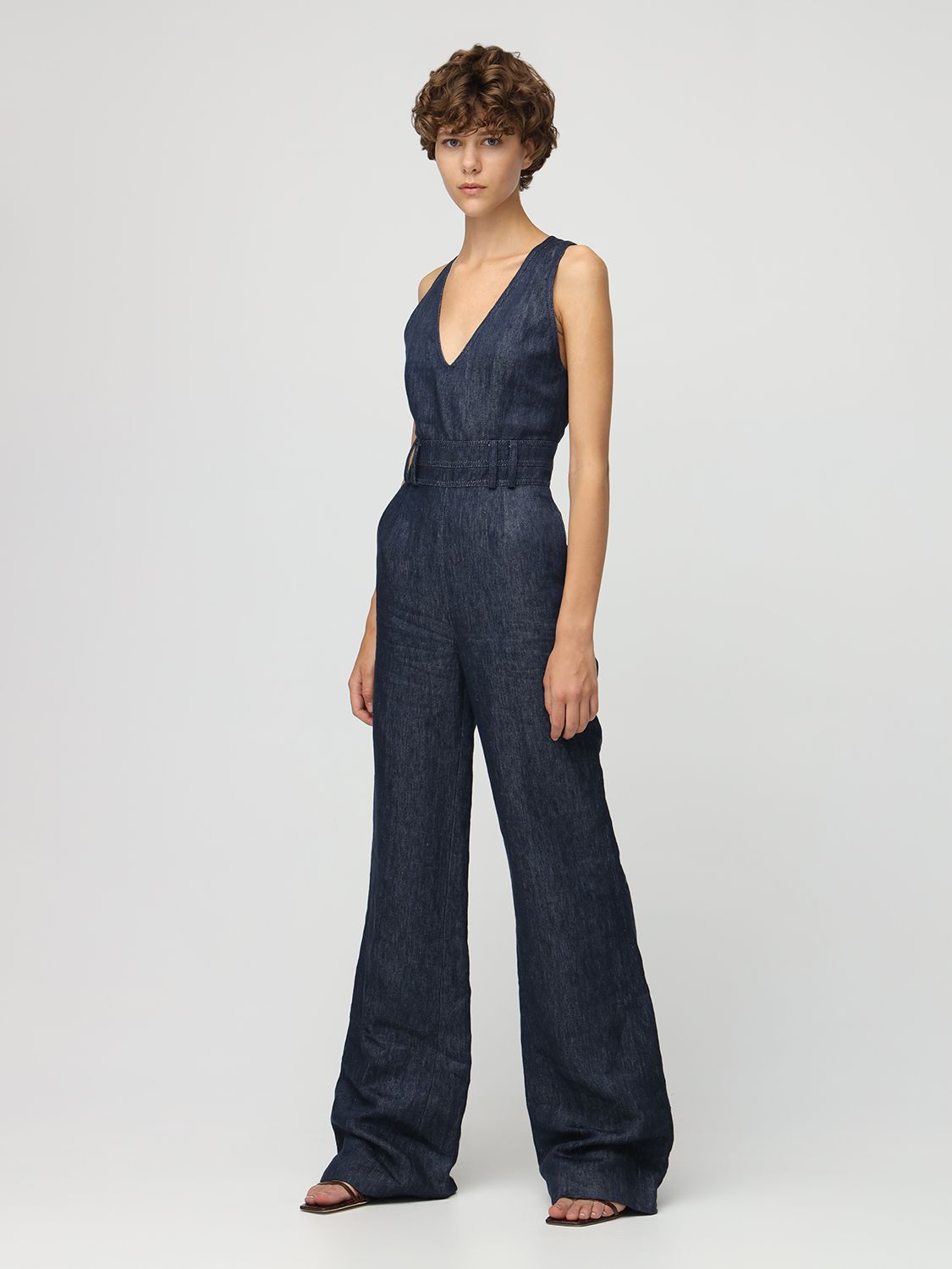 Gabriela Hearst Lennox V-neck Linen 
