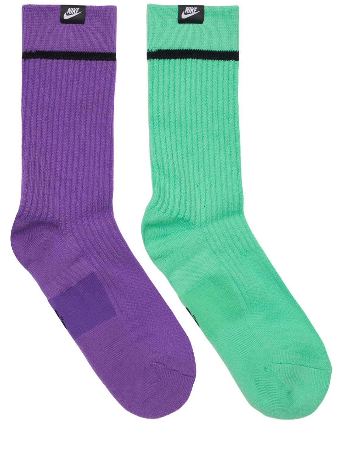 Nike 2 Pairs Crew Socks In Multicolor
