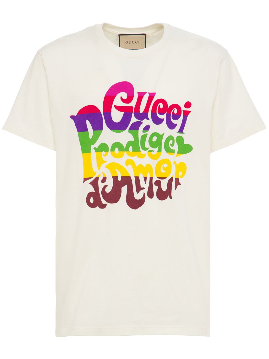 GUCCI “GUCCI PRODIGE D'AMOUR”棉质T恤,73IH0K052-OTA5NQ2