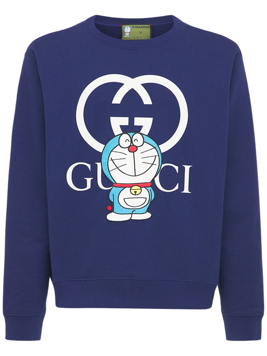 Gucci Doraemon X Gucci コットンスウェットシャツ Luisaviaroma