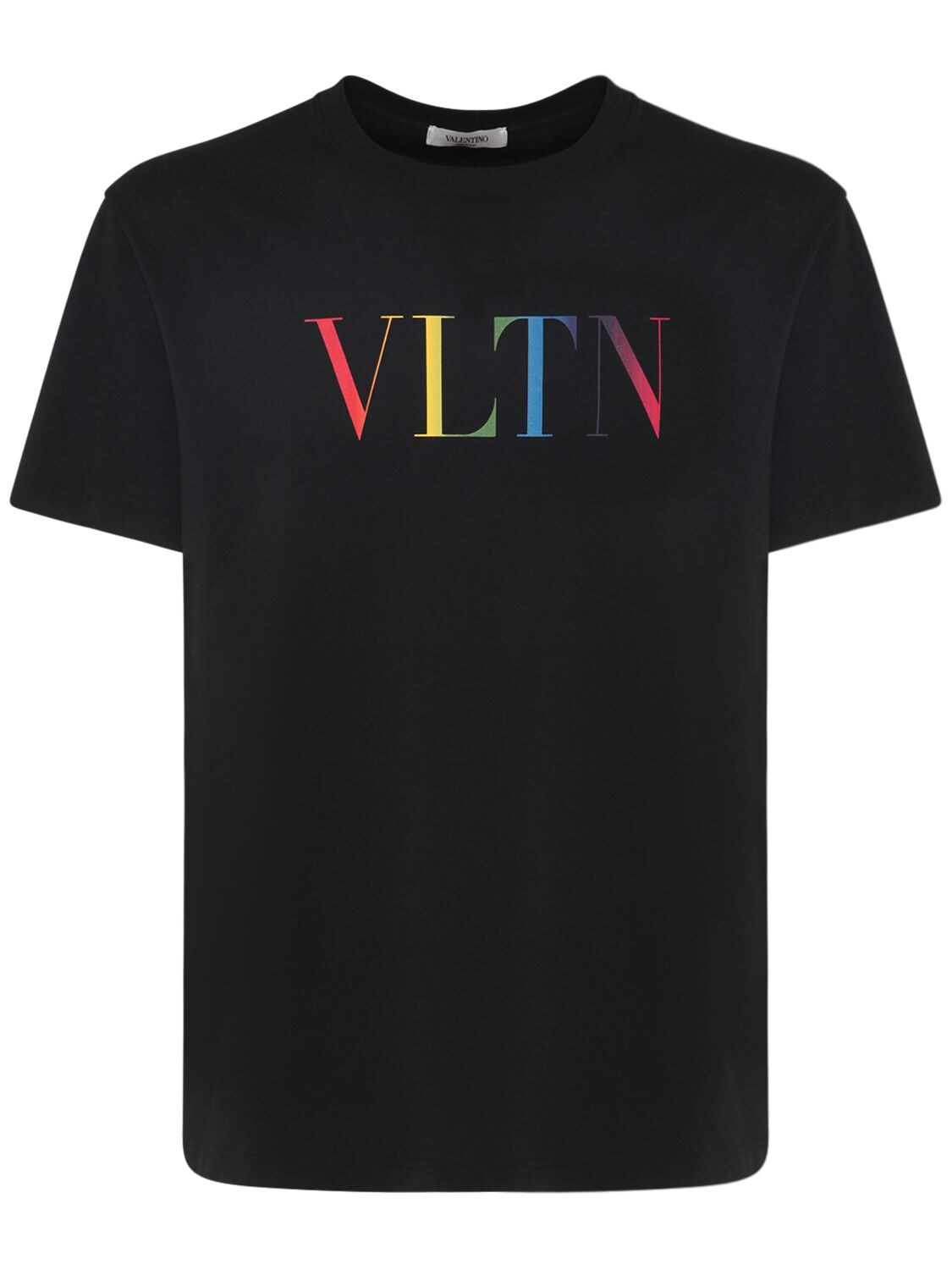 VALENTINO “VLTN”彩色印花棉质T恤,73IH0Y017-MJBU0