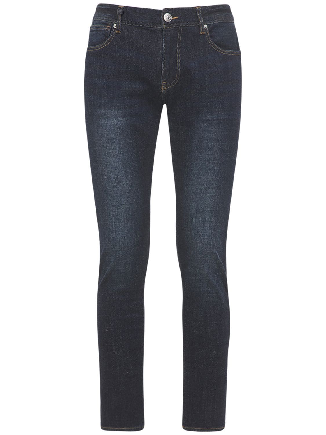 Armani Exchange - 5 pockets stretch cotton denim jeans - | Luisaviaroma