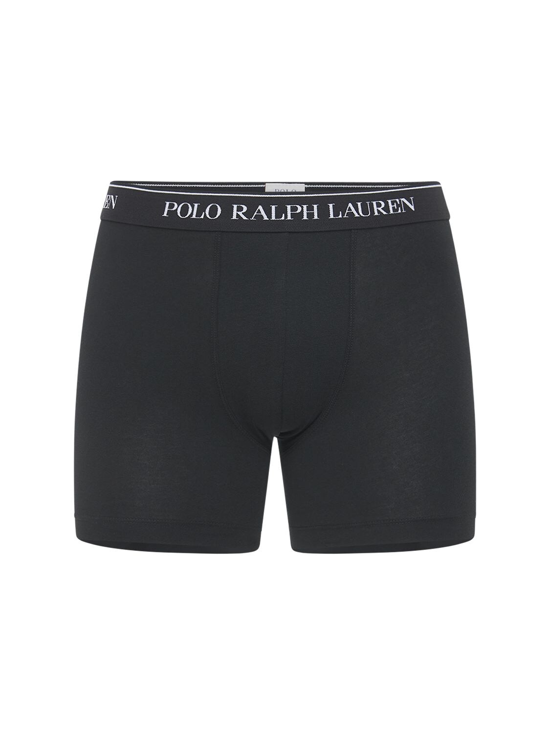 Polo Ralph Lauren 3 Pack Classic Logo Boxer Briefs In Black | ModeSens