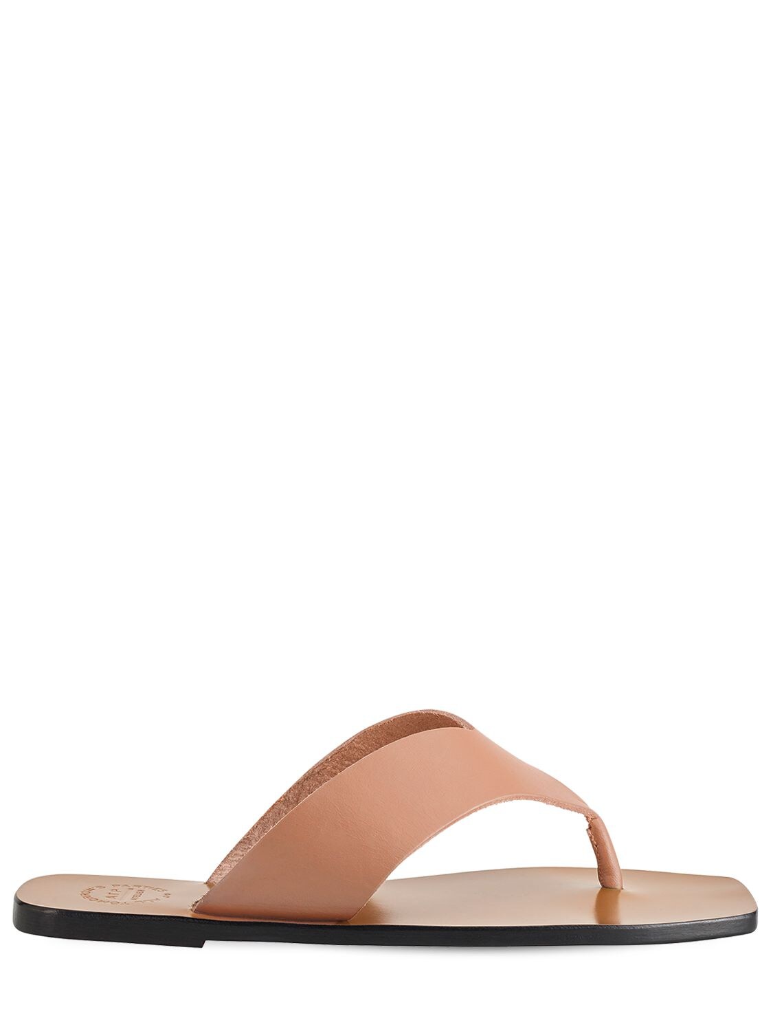 ATP ATELIER 10MM MERINE LEATHER THONG SANDALS,73IIJM010-OTM50