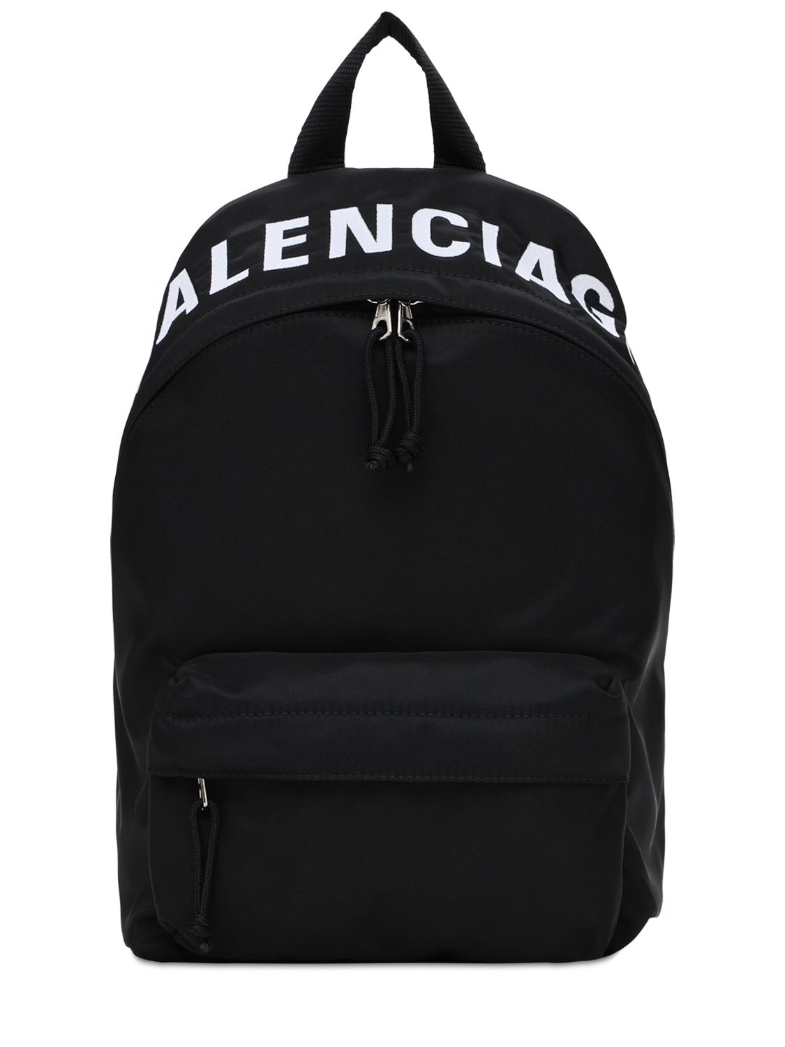 balenciaga logo backpack