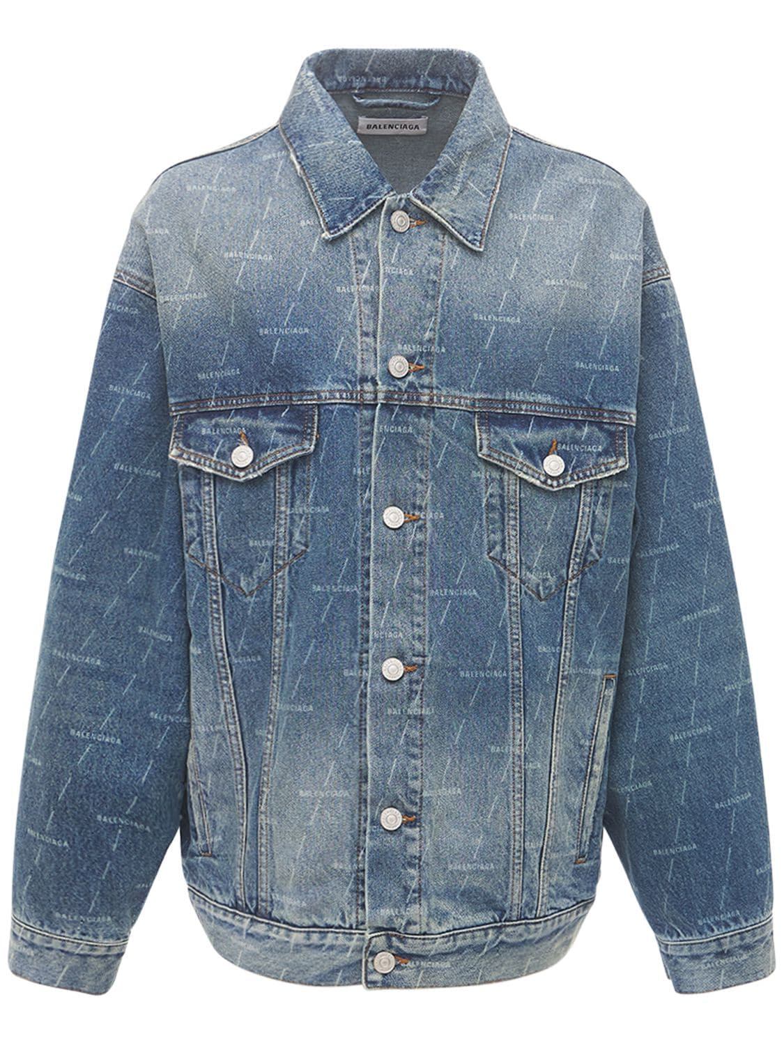 Oversize Organic Cotton Denim Jacket