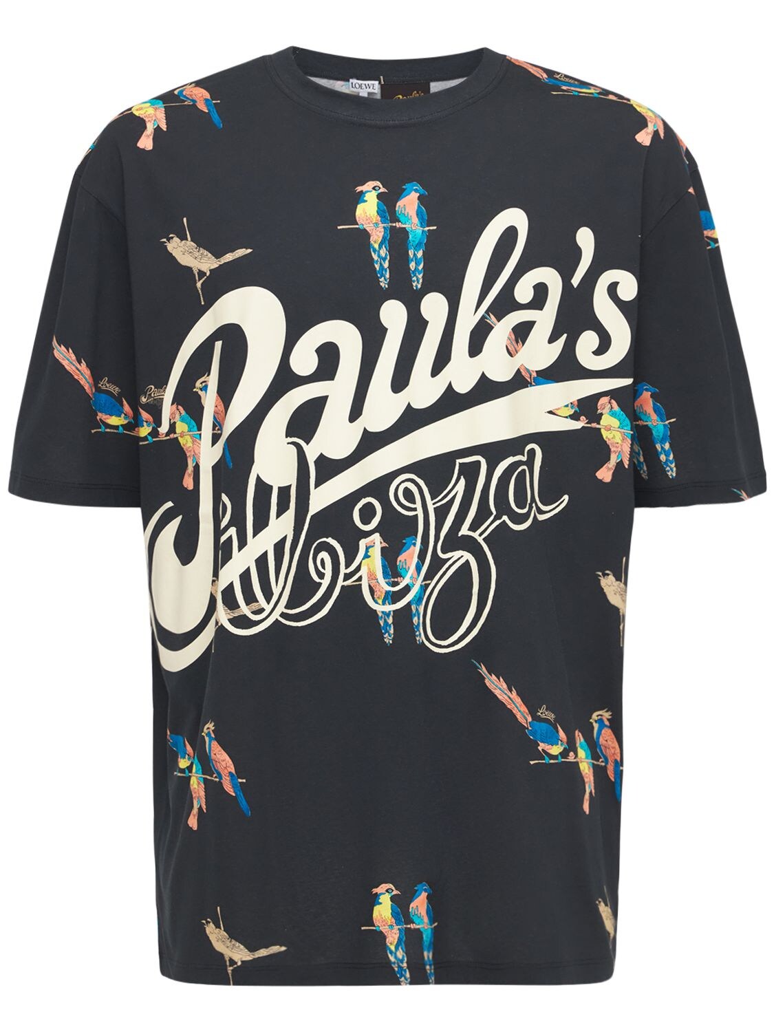 Paula Parrot Print Cotton Jersey T-shirt