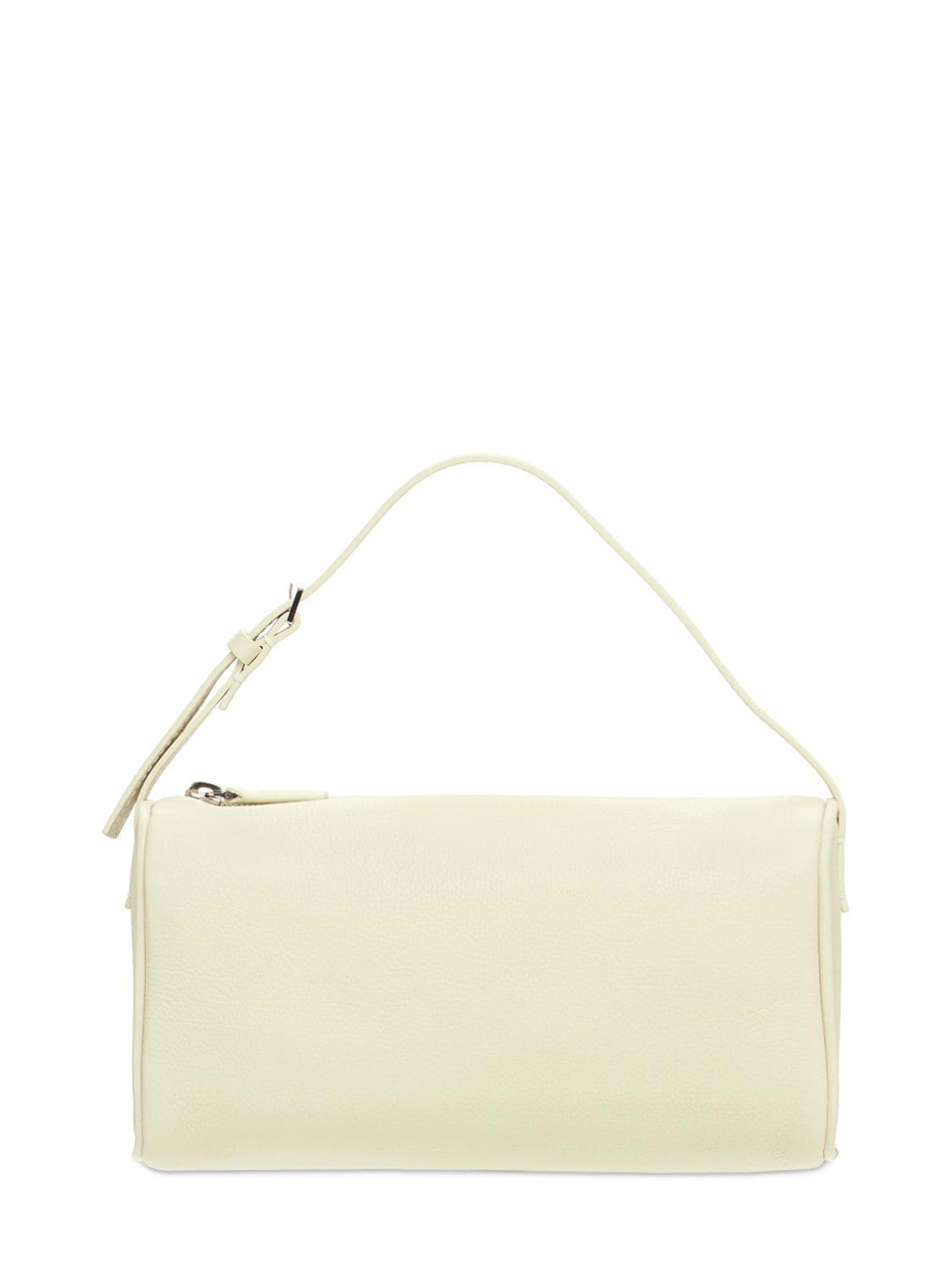 The Row 90's Small Grain Leather Bag In 아이보리