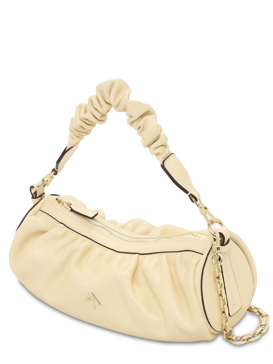 MANU ATELIER RUCHED CYLINDER CHAIN XX BAG