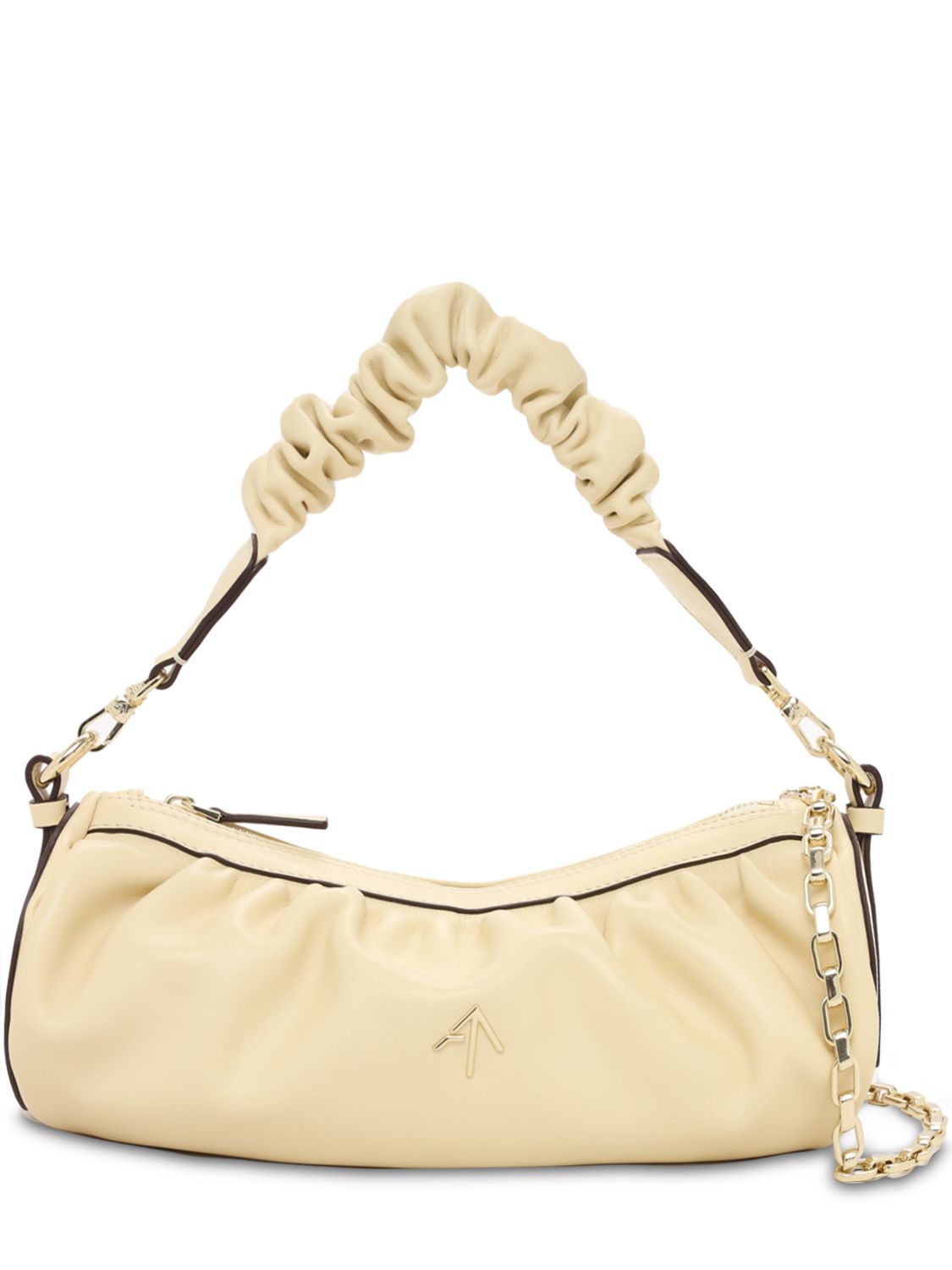 MANU ATELIER RUCHED CYLINDER CHAIN XX BAG