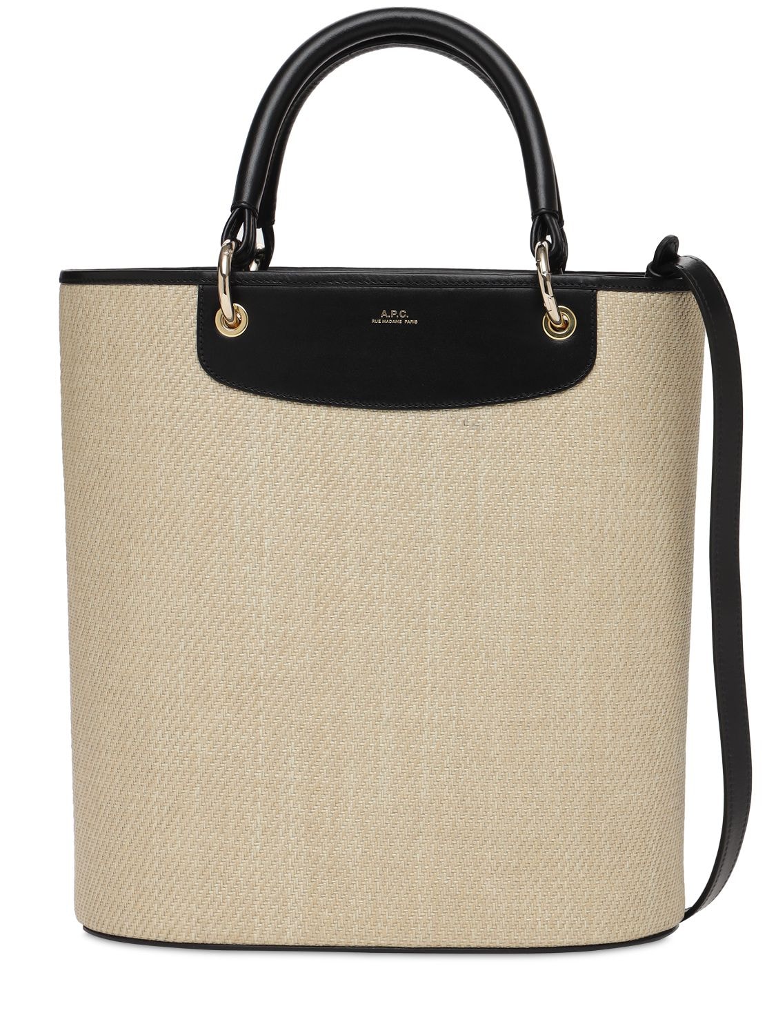APC CABAS LILA CANVAS & LEATHER BAG,73IJ60006-TFPA0