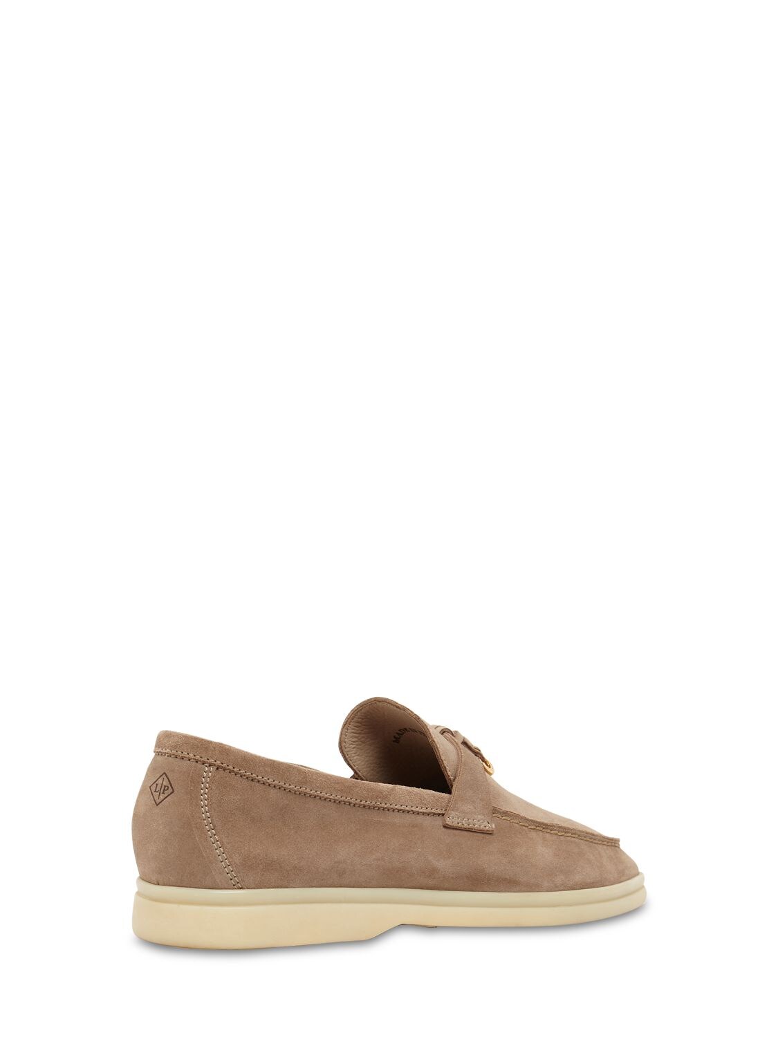 Loro Piana 10mm Summer Charms Walk Suede Loafers In Taupe | ModeSens