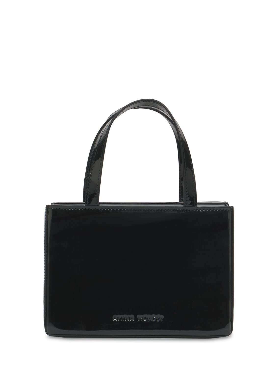 Amini Giorgia Leather Top Handle Bag