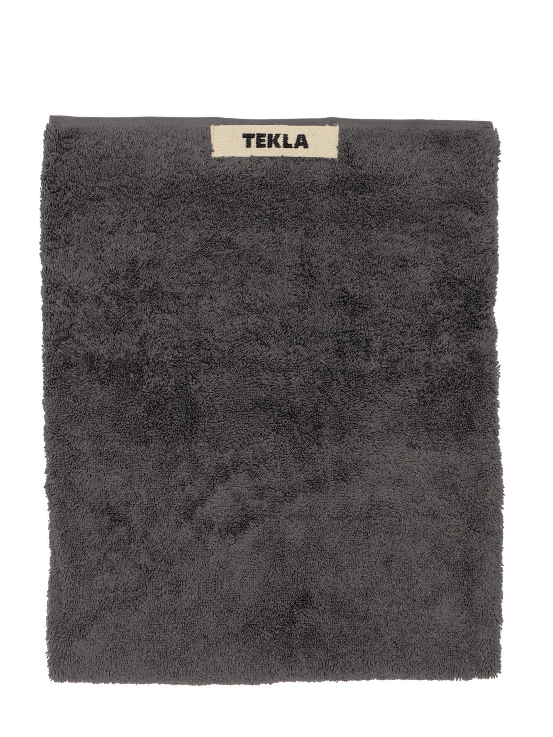 Shop Tekla Set Of 3 Organic Cotton Towels In Charcoal