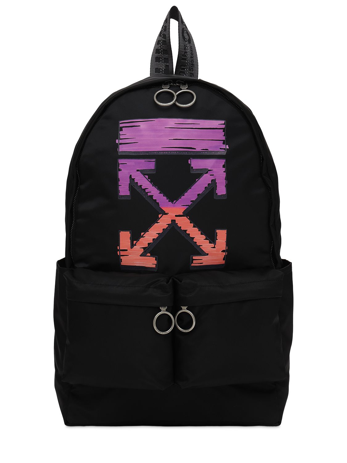 off white canvas backpack