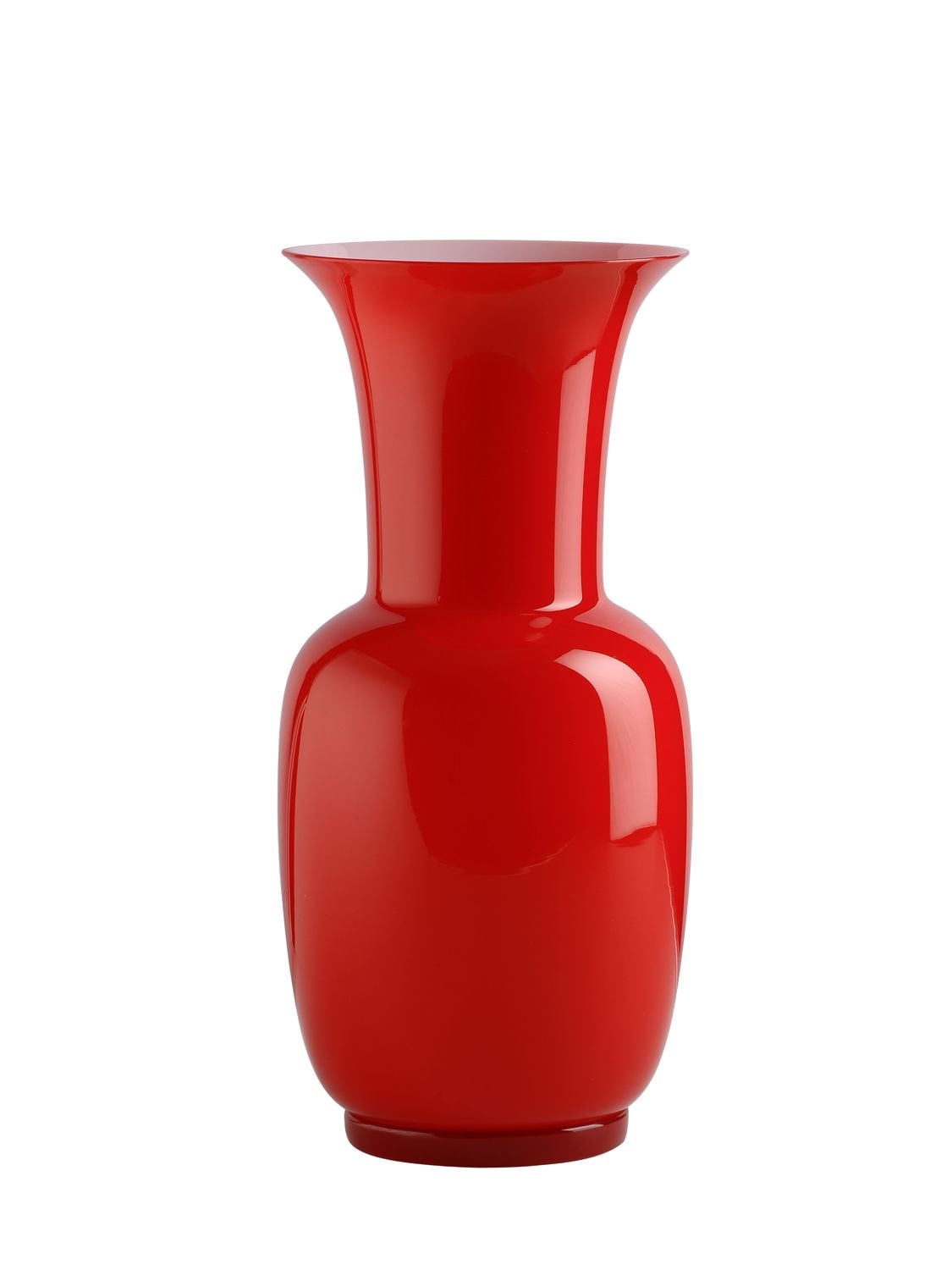 Venini Opalino Extra Small Vase In Red