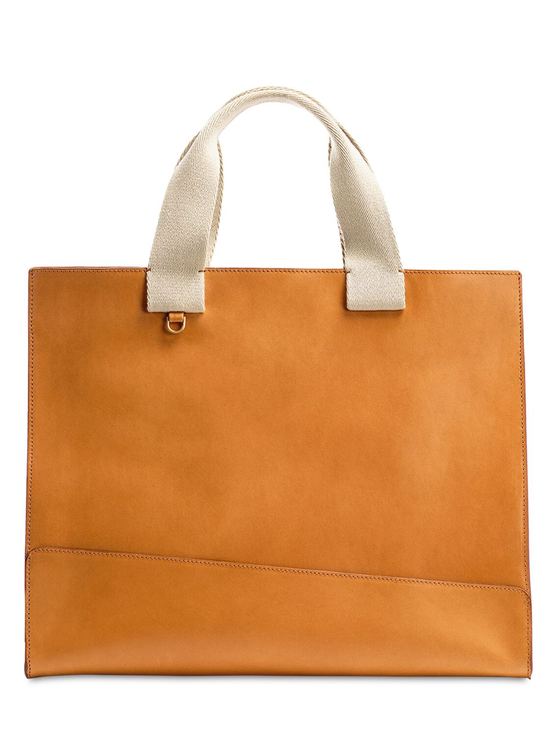 Il Bisonte Sole Fifty On Leather Tote Bag In Vacchetta