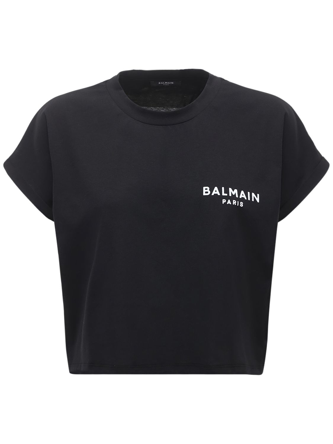 Baumwoll-t-shirt Mit Logo