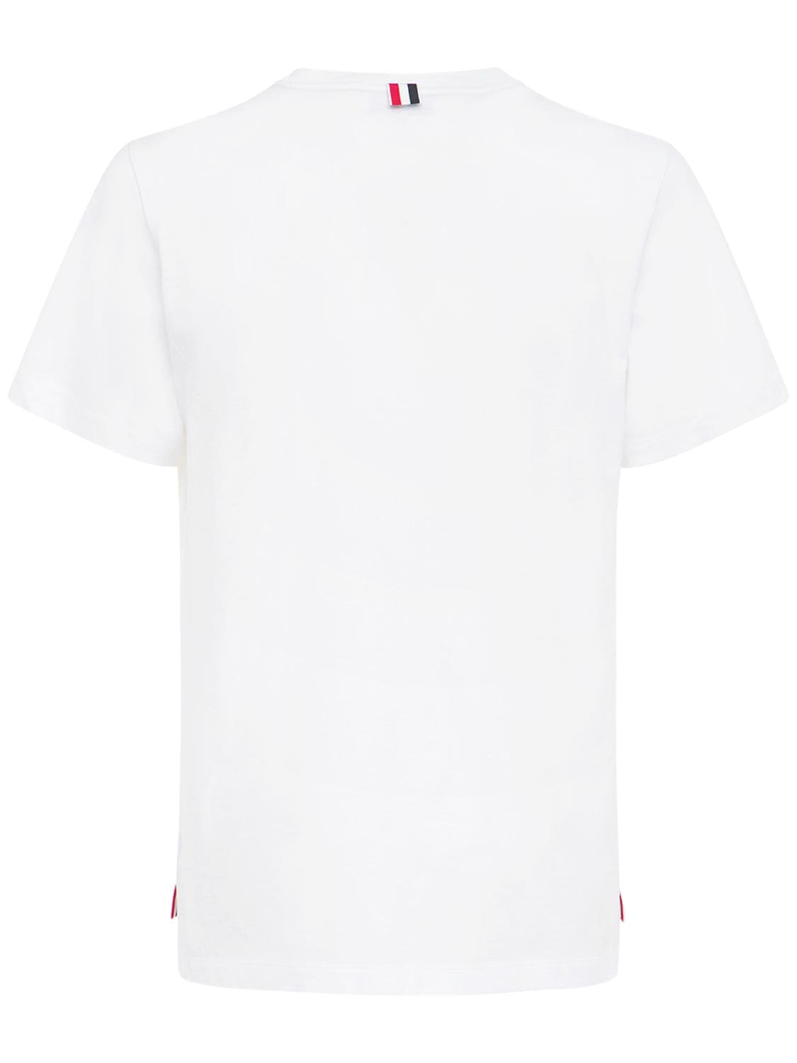 Shop Thom Browne Relaxed Fit Cotton Jersey T-shirt In White