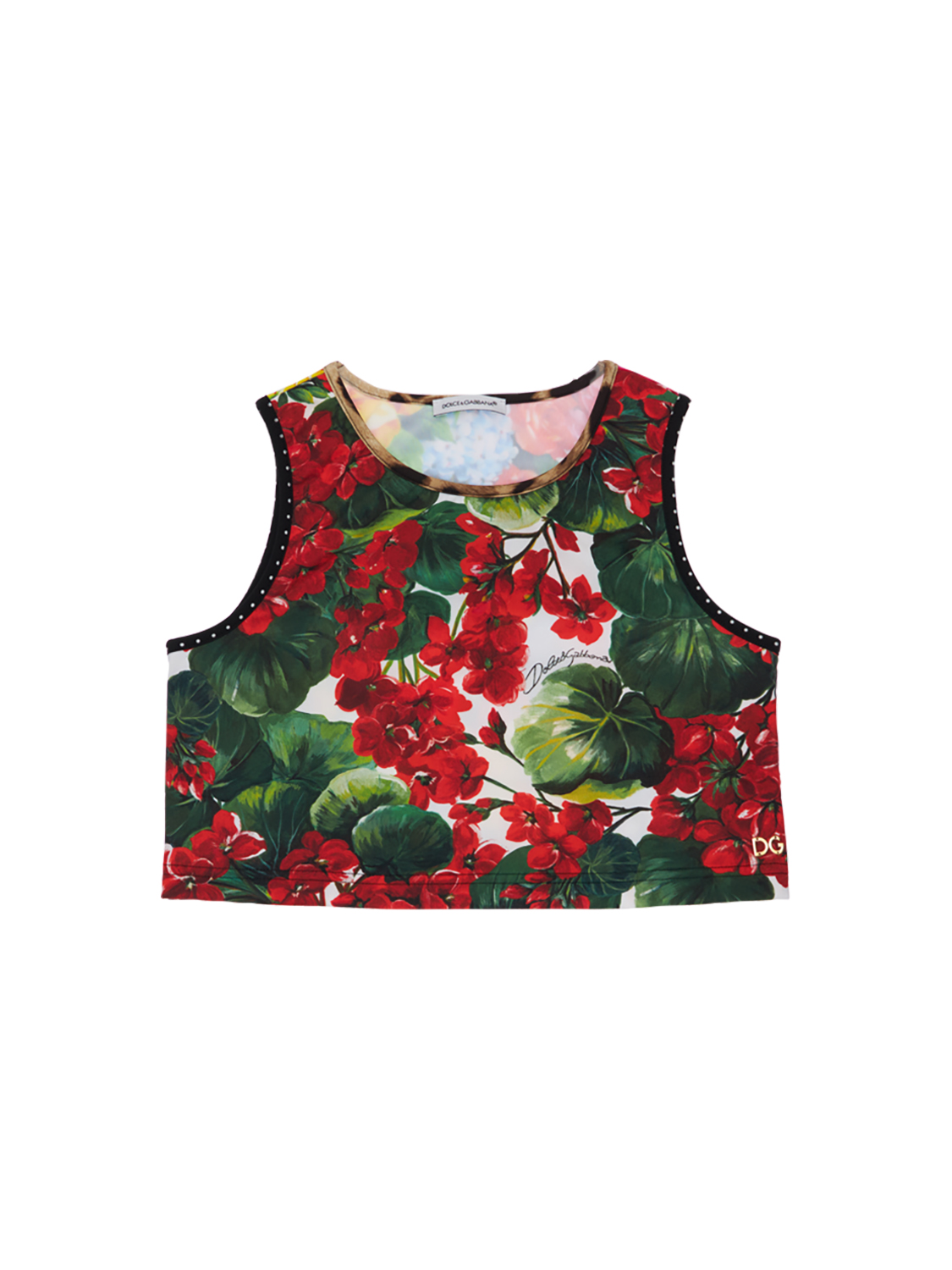 Top Aus Lycra Mit Druck