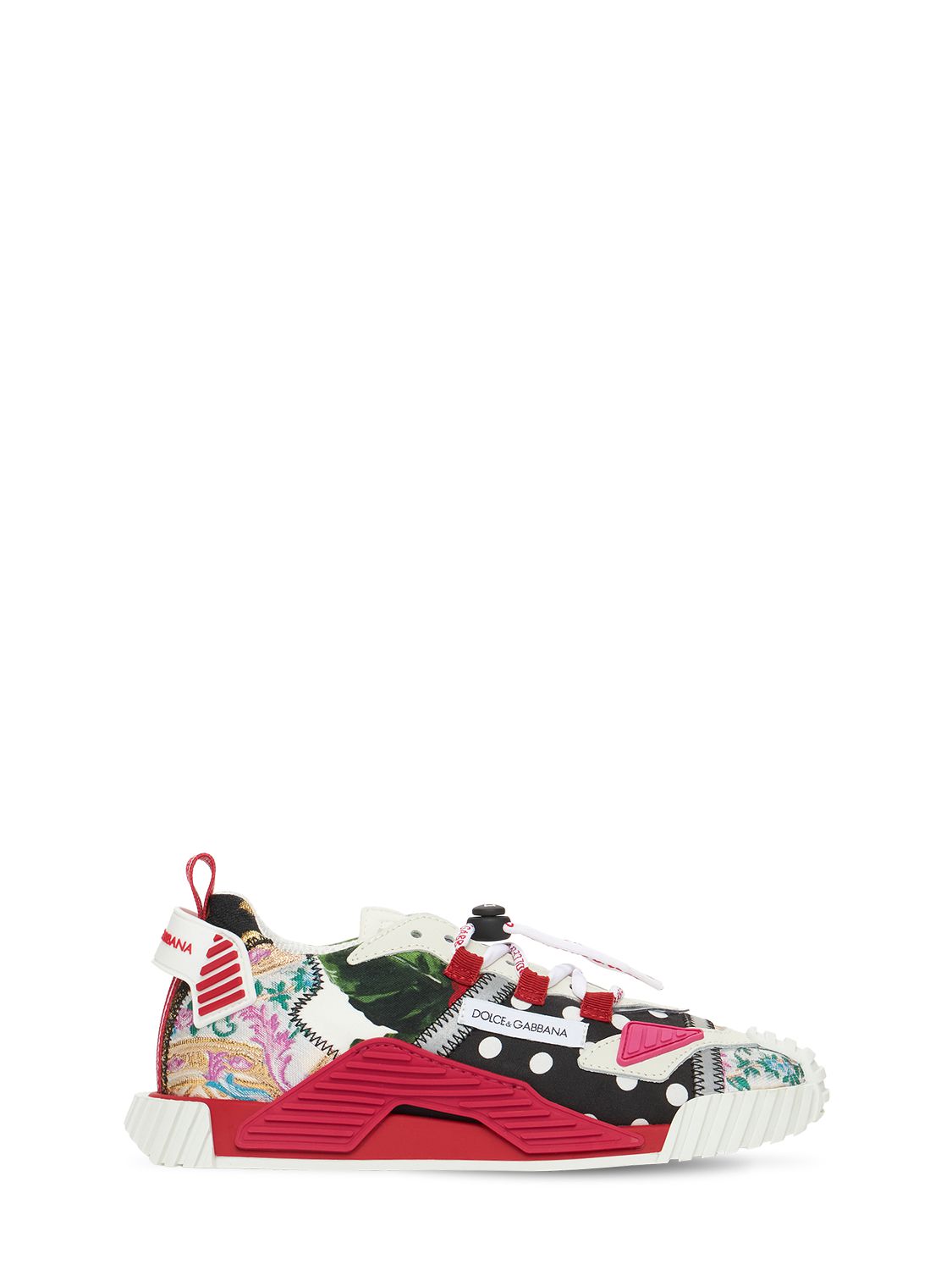 dolce and gabbana patchwork sneakers