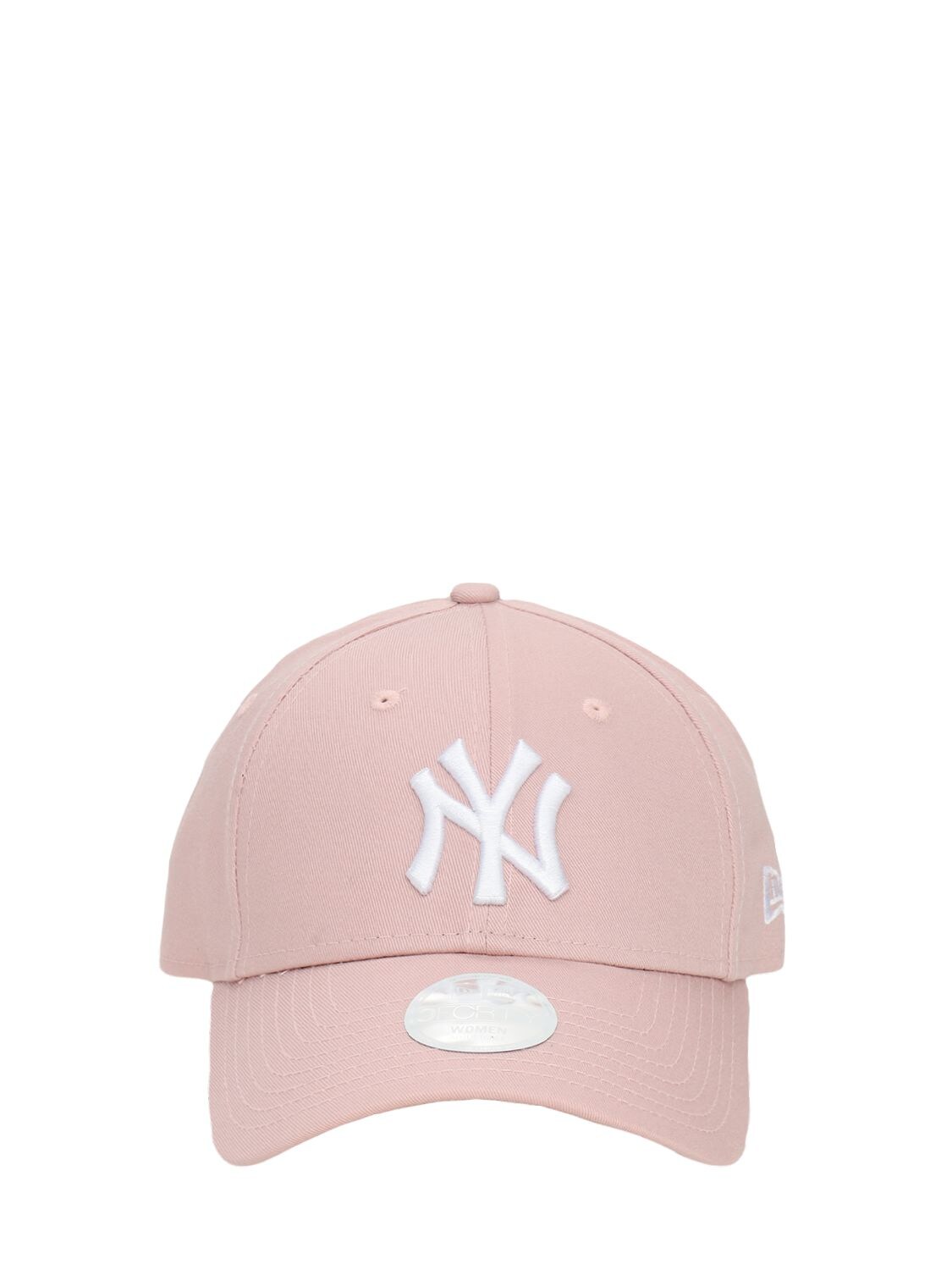 New Era Essential 9forty New York Yankees Cap In Pink