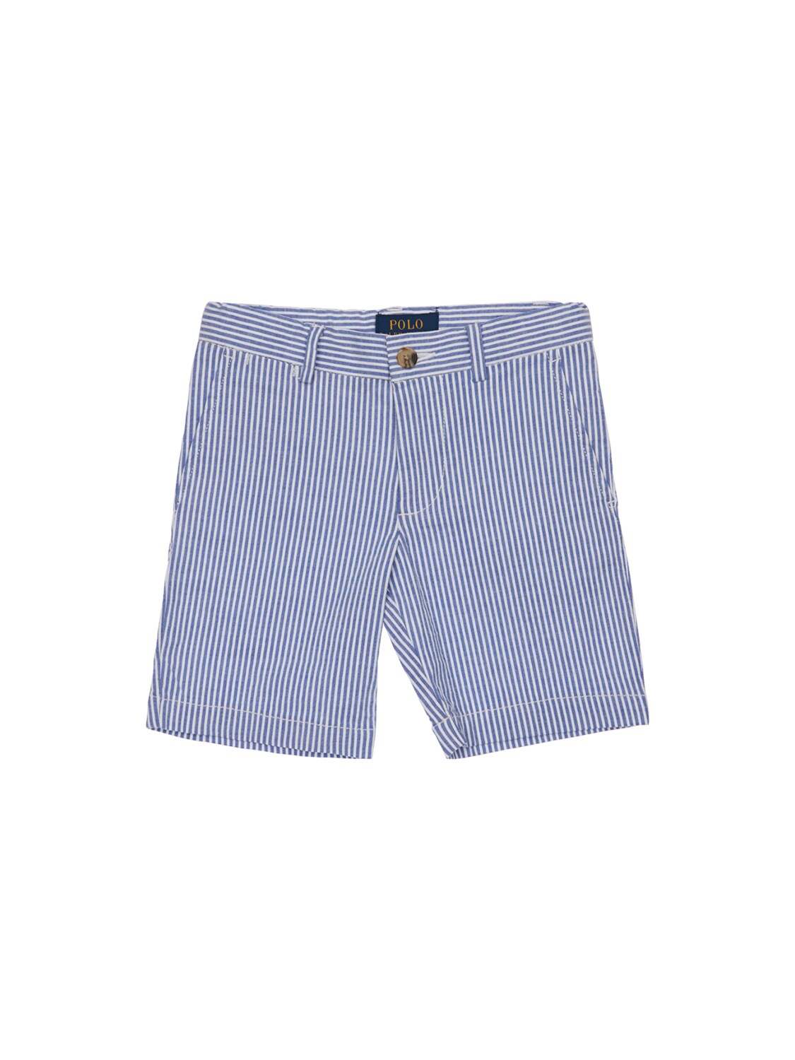 RALPH LAUREN STRETCH SEERSUCKER SHORTS,73ILX8068-MDAX0