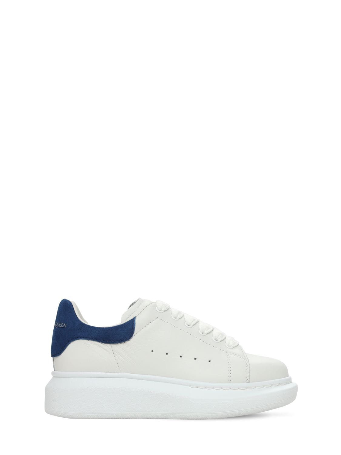 ALEXANDER MCQUEEN LEATHER LACE-UP SNEAKERS,73ILXS002-OTA4NG2