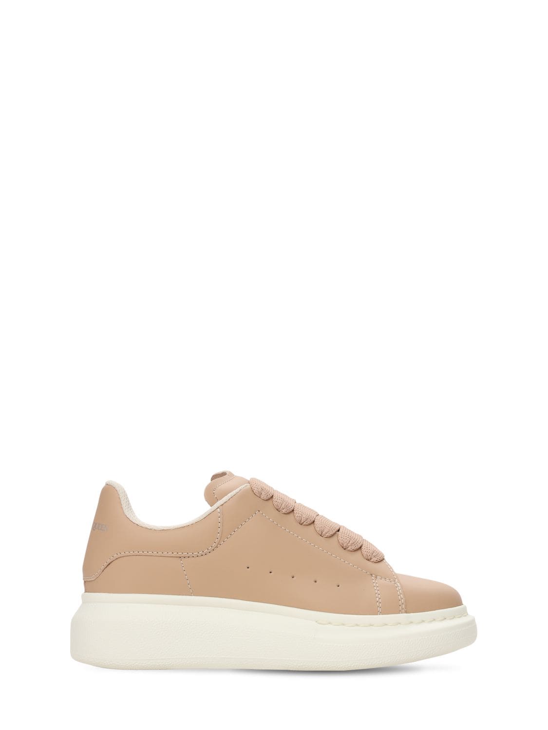 ALEXANDER MCQUEEN LEATHER LACE-UP SNEAKERS,73ILXS012-NJGWOQ2