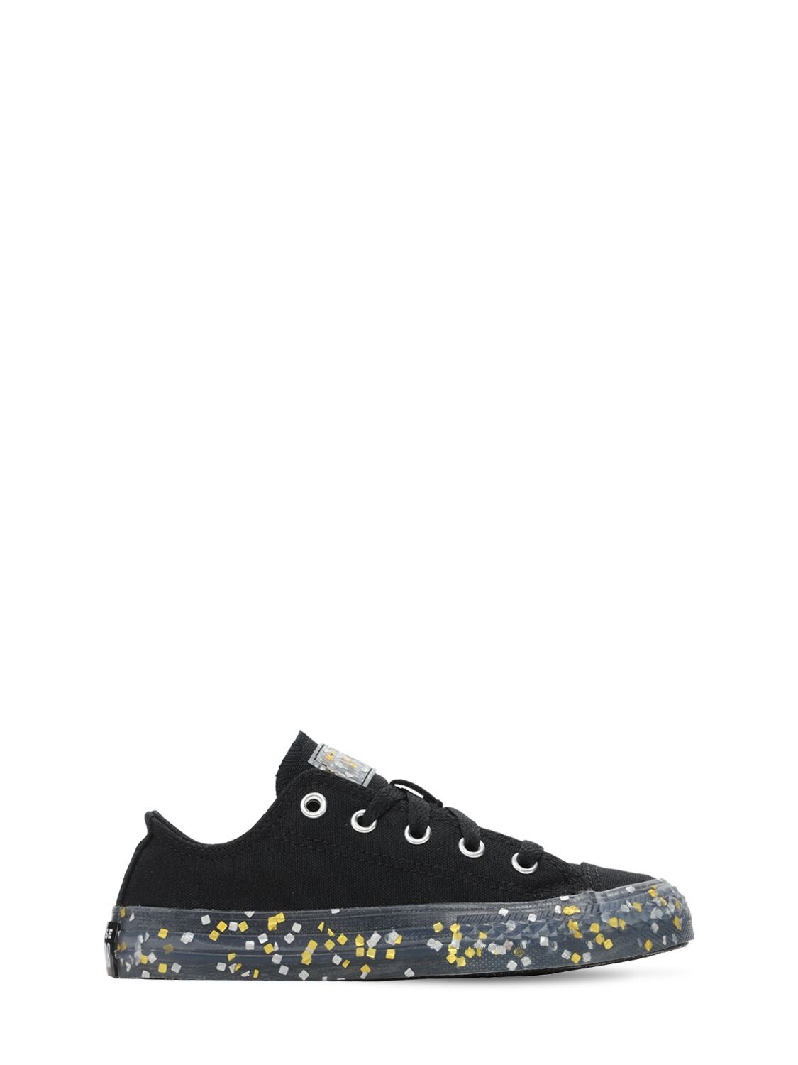 Converse Kids' Chuck Taylor Sneakers W/ Glitter In Black