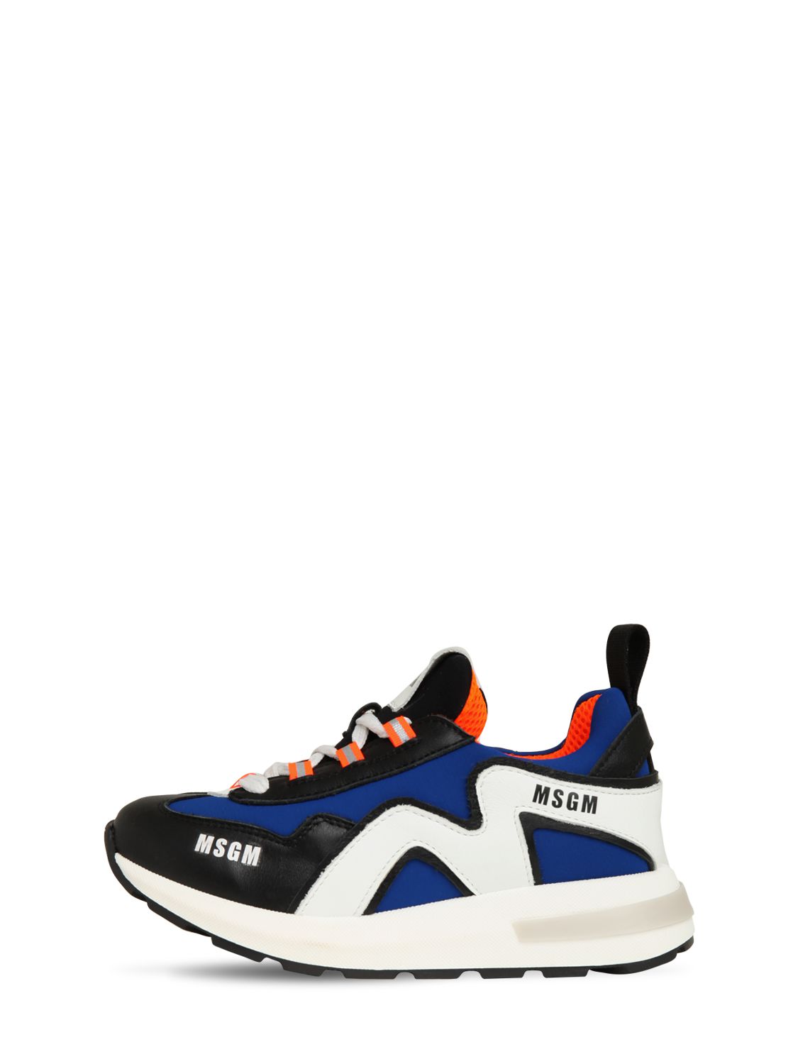 Sneakers Aus Leder Und Neopren