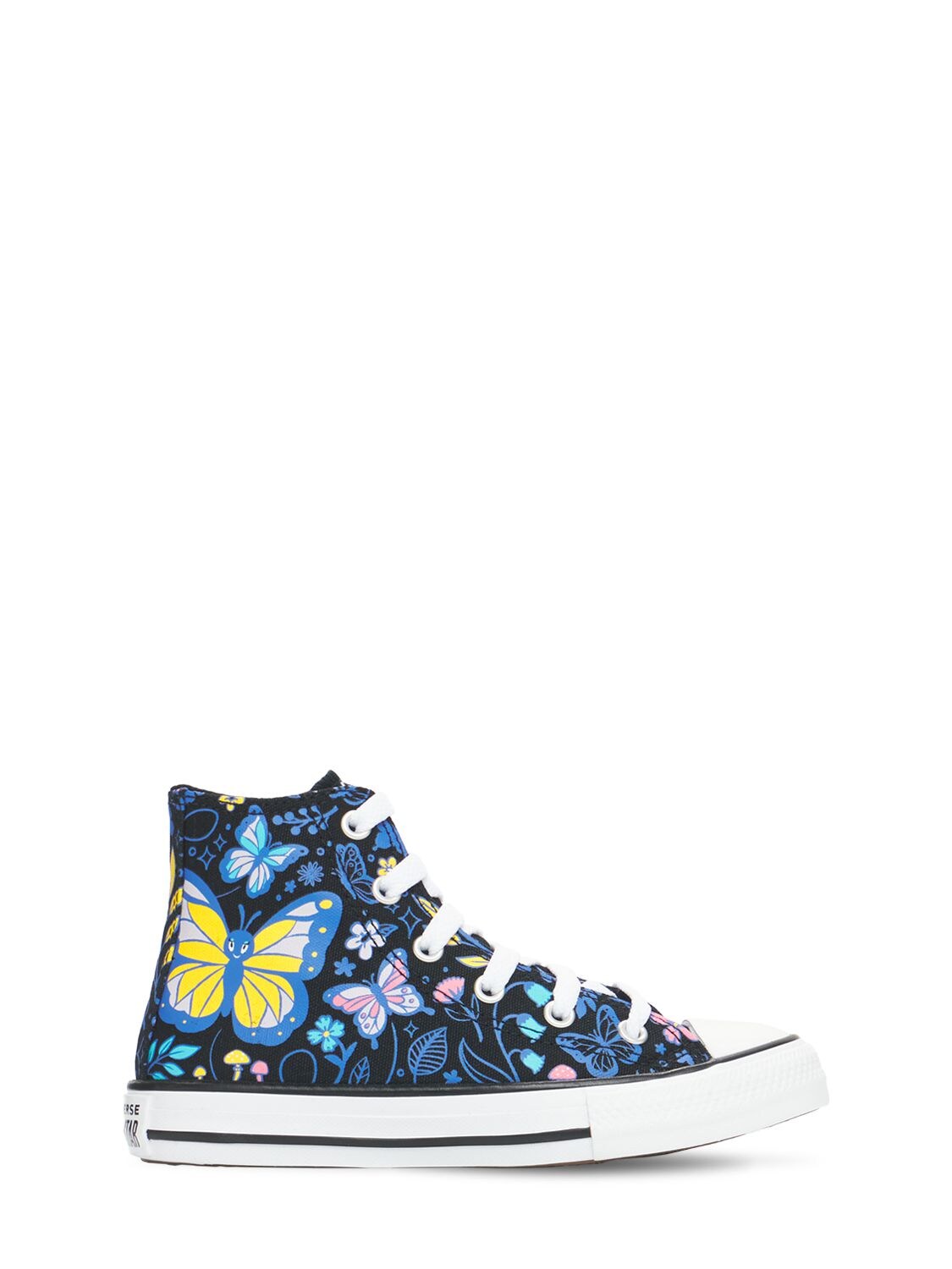 Converse Kids' Printed Chuck Taylor All Star Sneakers In Black