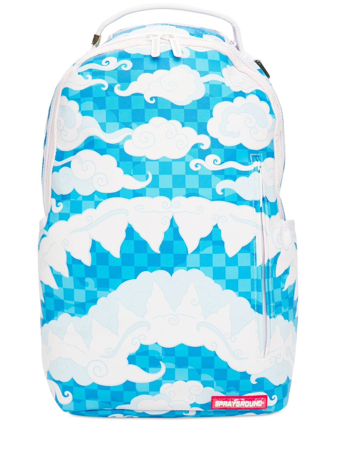 Sprayground - Children's blue travel bag with ELECTRICSP print