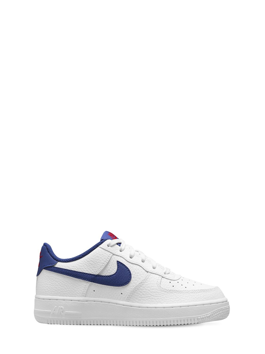 Nike Kids' Air Force 1 Sneakers In White,blue