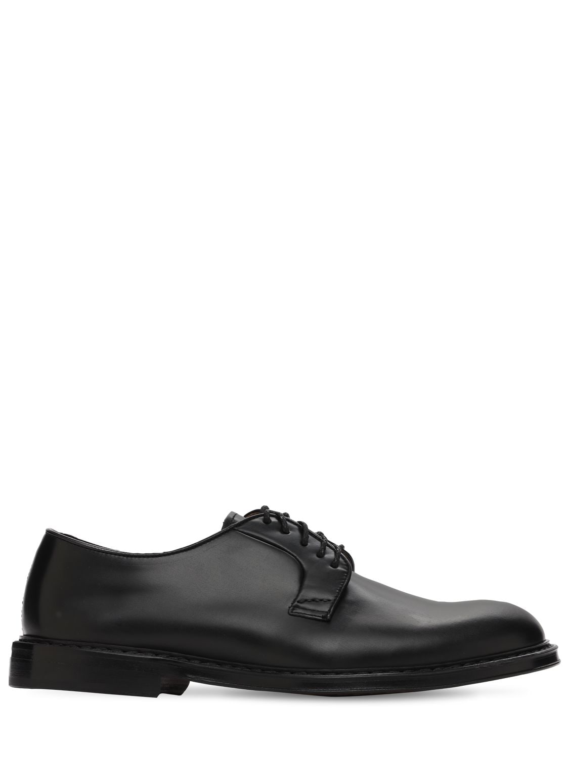 Doucal S Leather Lace Up Shoes Black Luisaviaroma