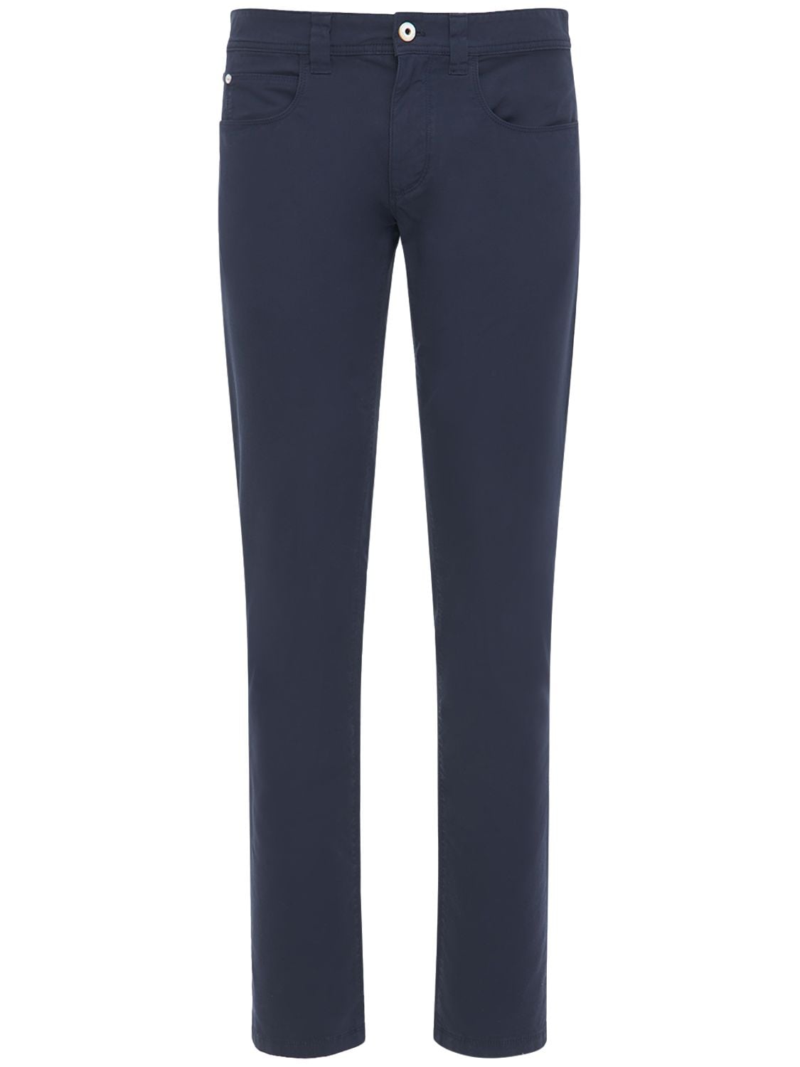 Loro Piana - 18cm stretch cotton jeans - Blue | Luisaviaroma