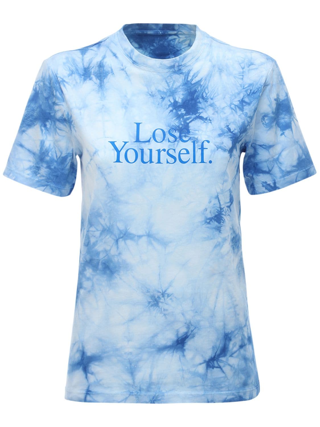 PACO RABANNE “LOSE YOURSELF”棉质平纹针织T恤,73IMDQ050-UDQZMA2