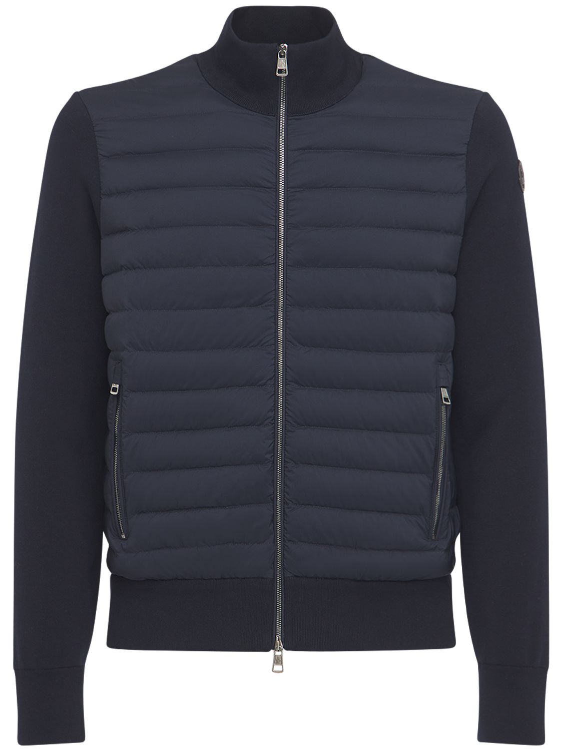 Daunensweater Aus Nylon Und Trikot