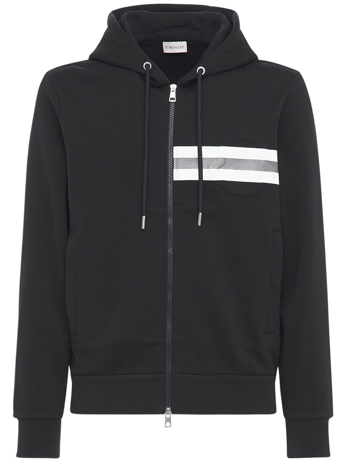 moncler zip up sweatshirt