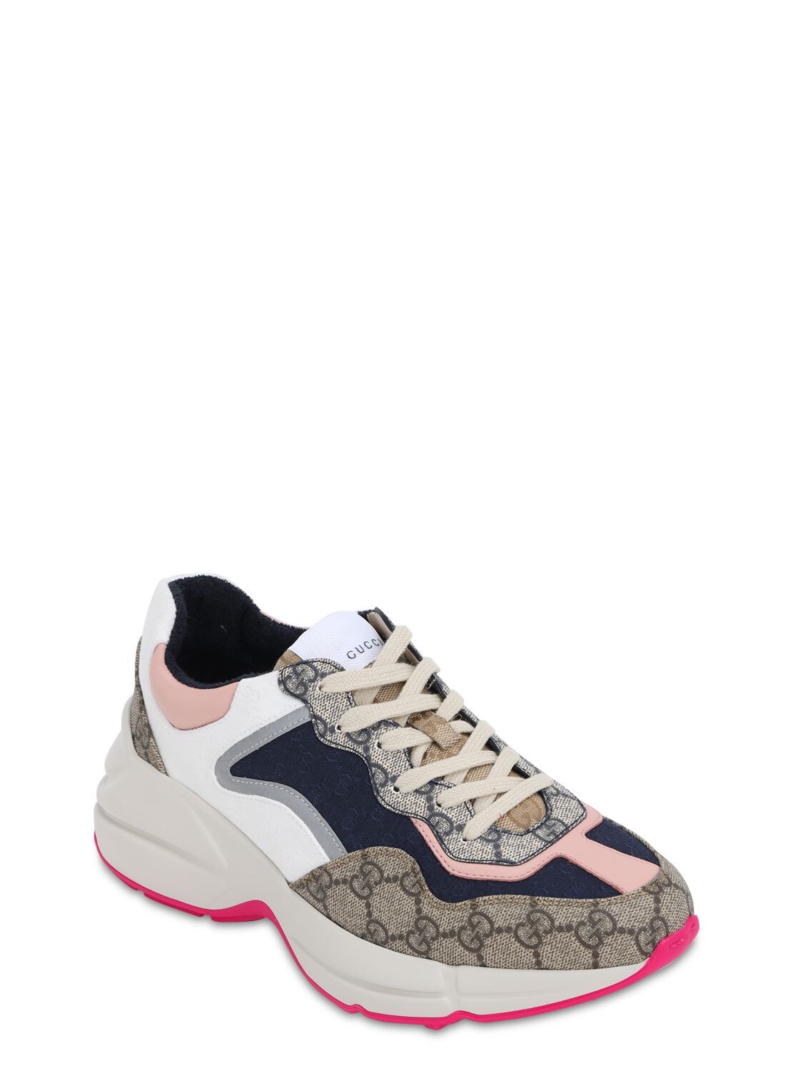 Shop Gucci 50mm Gg Rhyton Sneakers In Multicolor