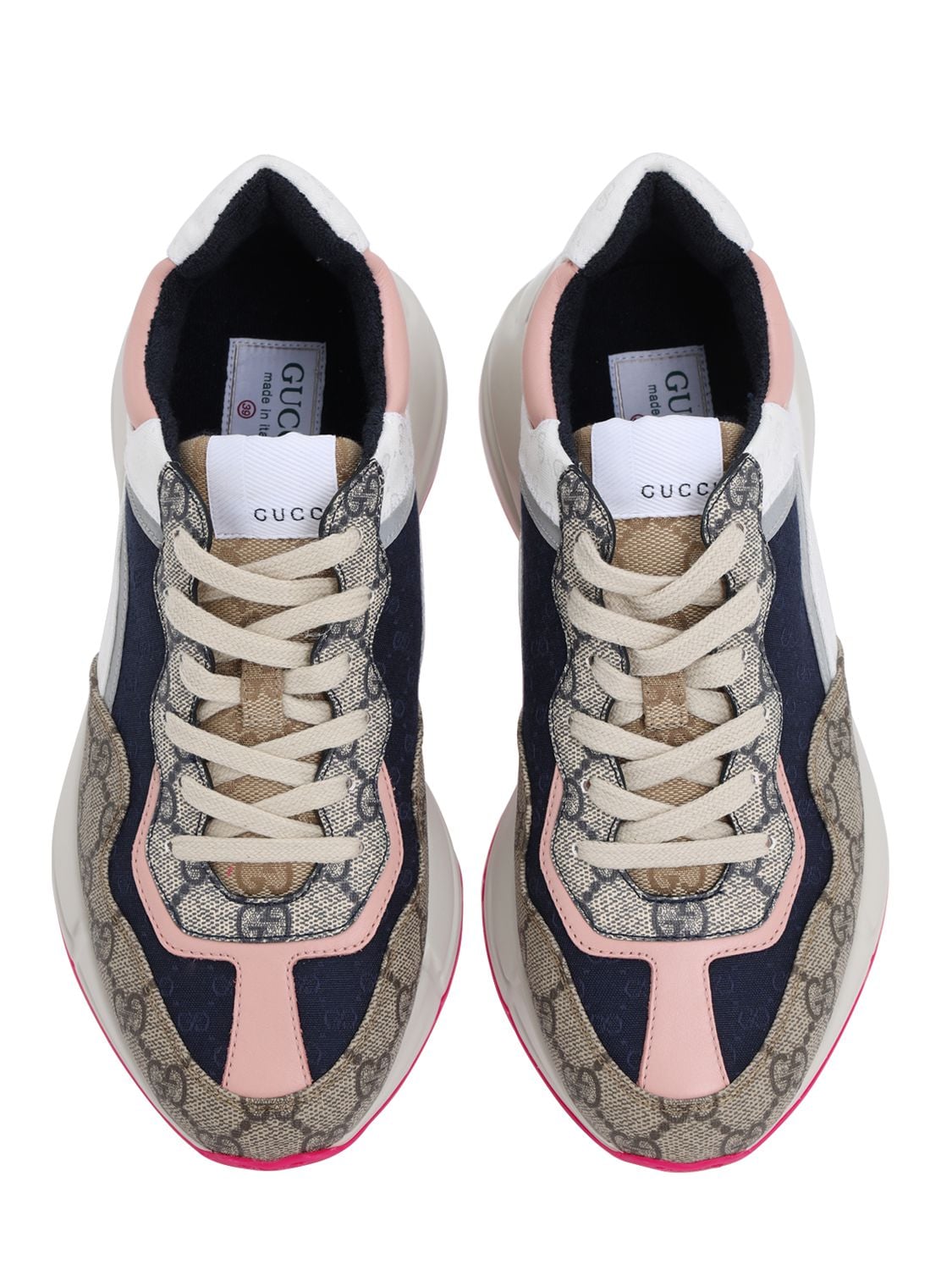 Shop Gucci 50mm Gg Rhyton Sneakers In Multicolor